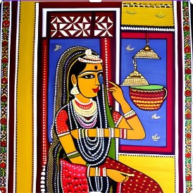 Indian women and madhubani paintings- www.indianwoman.in